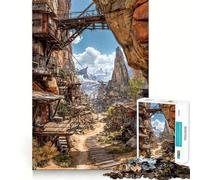 Le Passage des Hors-la-Loi Puzzle de 1000 pièces pour Adolescents Renforce la mémoire Moments paisibles Qualité supérieure Cadeau Classique (38x52cm)