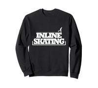 Le Patinage à Roues alignées est comme l'amour Sweatshirt