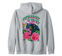 Le patriarcat est Une Rose panthère féministe de Mauvais goût Sweat à Capuche