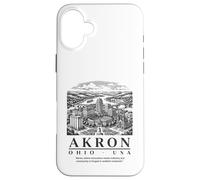 Le Patrimoine Industriel d'Akron Rencontre l'innovation Moderne. Coque pour iPhone 16 Plus