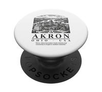 Le Patrimoine Industriel d'Akron Rencontre l'innovation Moderne. PopSockets PopGrip Adhésif