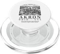 Le Patrimoine Industriel d'Akron Rencontre l'innovation Moderne. PopSockets PopGrip pour MagSafe
