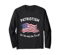 Le patriotisme n'est pas le seul type d'autisme que j'ai Manche Longue
