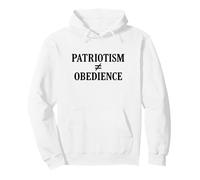 Le patriotisme Signifie Courage et Non obéissance Sweat à Capuche