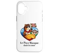Le Pays Basque dans Le Cœur - Culture et Identité Basques Coque pour iPhone 16 Plus
