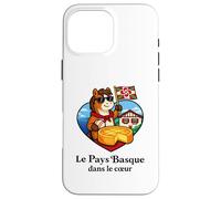 Le Pays Basque dans Le Cœur - Culture et Identité Basques Coque pour iPhone 16 Pro Max