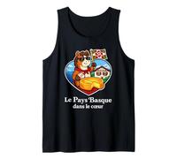 Le Pays Basque dans Le Cœur - Culture et Identité Basques Débardeur