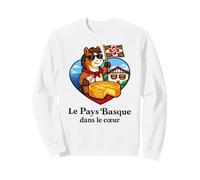 Le Pays Basque dans Le Cœur - Culture et Identité Basques Sweatshirt
