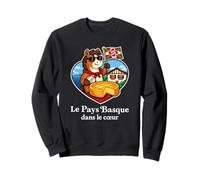 Le Pays Basque dans Le Cœur - Culture et Identité Basques Sweatshirt