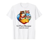 Le Pays Basque dans Le Cœur - Culture et Identité Basques T-Shirt