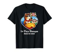 Le Pays Basque dans Le Cœur - Culture et Identité Basques T-Shirt