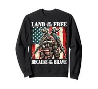 Le pays de la liberté à cause de la Journée commémorative des anciens combattants Sweatshirt