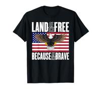 Le Pays de la liberté à Cause du Brave Memorial Day T-Shirt