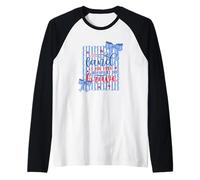 Le Pays de la liberté grâce au Courageux 4 Juillet Manche Raglan