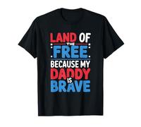 Le pays de la liberté parce que mon père est courageux T-Shirt