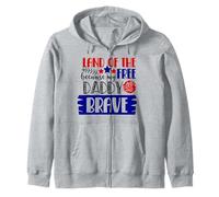 Le Pays de la liberté Parce Que Mon père est Un Patriote américain Courageux Sweat à Capuche