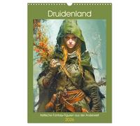 Le pays des druides. Figurines celtiques fantastiques de l'Autre Monde, Version française (Calendrier mural 2026 DIN A3 portrait), Calendrier CALVENDO mensuel
