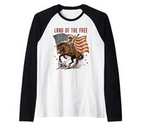 Le Pays du Cavalier américain Patriote Libre Manche Raglan