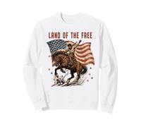 Le Pays du Cavalier américain Patriote Libre Sweatshirt
