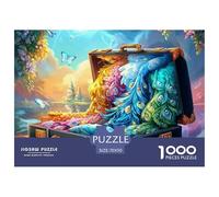 Le Paysage des Quatre Saisons 1000 Pièces Paysage Puzzle Adulte Un Puzzle Difficile Jeu De Puzzle pour Toute La Famille Enfants Activité Familiale Parfaite Décoration De La Maison 70x50cm/1000pcs