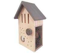 LE PAYSAN - Abri Insectes En Pin - 3 Fentes, Trous Et Chambre - Hotel Pour Papillons, Coccinelles, Chrysopes, Syrphes, Perce-Oreilles - Favorise Biodiversite Et Pollinisation - 20 x 11 x 28 cm - 700 g