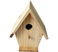 LE PAYSAN - Nichoir Chalet 30 mm en Pin 100% FSC® - Cabane Oiseaux Exterieur - Nidification, Observation Et Preservation des Oiseaux - L 18,5 x l 13 x h 25 cm - 530 g