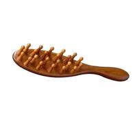 Le peigne de massage de tête en bois de santal favorise la relaxation et réduit la statistique dans les cheveux Outil de massage en bois de santal