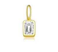 Le pendentif 925 peut être porté avec un collier et un bracelet de luxe pour femme, adjustable, Zircone cubique