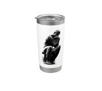 Le Penseur (Le Poète) d'Auguste Rodin Gobelet isotherme en acier inoxydable double paroi