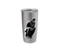 Le Penseur (Le Poète) d'Auguste Rodin Gobelet isotherme en acier inoxydable double paroi