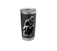 Le Penseur (Le Poète) d'Auguste Rodin Gobelet isotherme en acier inoxydable double paroi