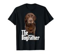 Le père du Chien Brown Labrador Chocolate Retriever Lab Dad T-Shirt Graphique avec Valeur