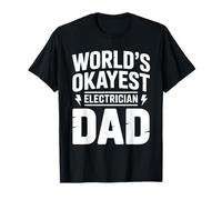 Le père électricien Le Plus Cool du Monde est Un électricien drôle T-Shirt