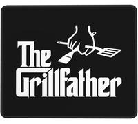 Le Père Grill Tapis De Souris Lavable Mouse Pad Résistant À Usure Tapis De Souris Gaming pour Travail Voyage Bureau 25X30Cm