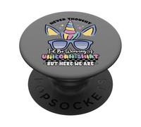 Le père n'a jamais pensé qu'il porterait Cette Licorne. PopSockets PopGrip Adhésif