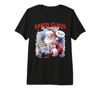 Le Père Noël Arrive, C'est ce qu'elle a Dit Joyeux Noël T-Shirt Haut de Gamme