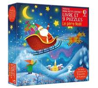Le père Noël – Mon petit coffret Livre et 3 puzzles dès 3 ans – Usborne