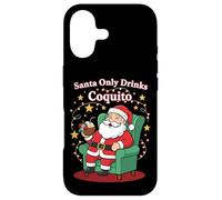 Le Père Noël ne boit Que du Coquito Funny Holiday Boricua Art Coque pour iPhone 17