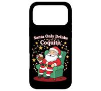 Le Père Noël ne boit Que du Coquito Funny Holiday Boricua Art Coque pour iPhone 17 Pro Max