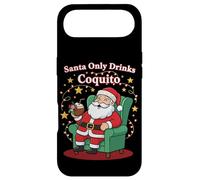 Le Père Noël ne boit Que du Coquito Funny Holiday Boricua Art Coque pour iPhone Air