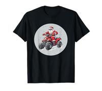 Le Père Noël va Hors Route avec Une Aventure Cool en Quad T-Shirt