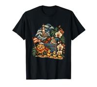 Le Personnage de Cookie mène Une Parade de Bord de mer T-Shirt