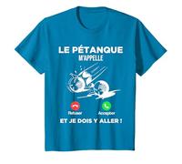 Le Pétanque m’Appelle Et Je Dois Y Aller Pétanque Les Boules T-Shirt