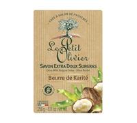 LE PETI OLIVIER - Soin Corps Extra Doux Surgras, Hydratation Intense au Karité, Savon 250g - Le lot de 4