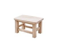 Le Petit Banc de Bois, Petit Tabouret Bas en Bois de Style rétro, idéal for la Maison, Le Salon, l'entrée, for se chausser, Chambre, Bureau ou(A)