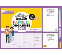 Le petit calendrier hebdo de la famille organisée 2025 2023 - Collectif - Larousse - broché - Calendrier