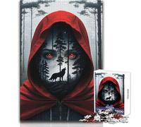 Le Petit Chaperon Rouge - Puzzle de 1000 pièces - Jeu d'apprentissage pour développer sa motricité Fine pour des Moments de Joie - Dimensions:50x75cm