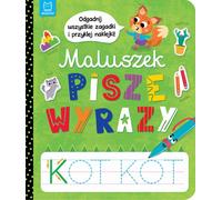 Le petit écrit des mots. Devinez les énigmes et les autocollants (Buch auf Polnisch)