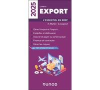 Le petit Export 2025 L'essentiel en bref - Hubert Martini - Dunod - broché - Guide