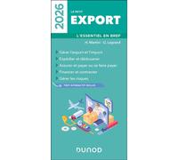 Le petit Export 2026 L'essentiel en bref - Hubert Martini - Dunod - broché - Guide